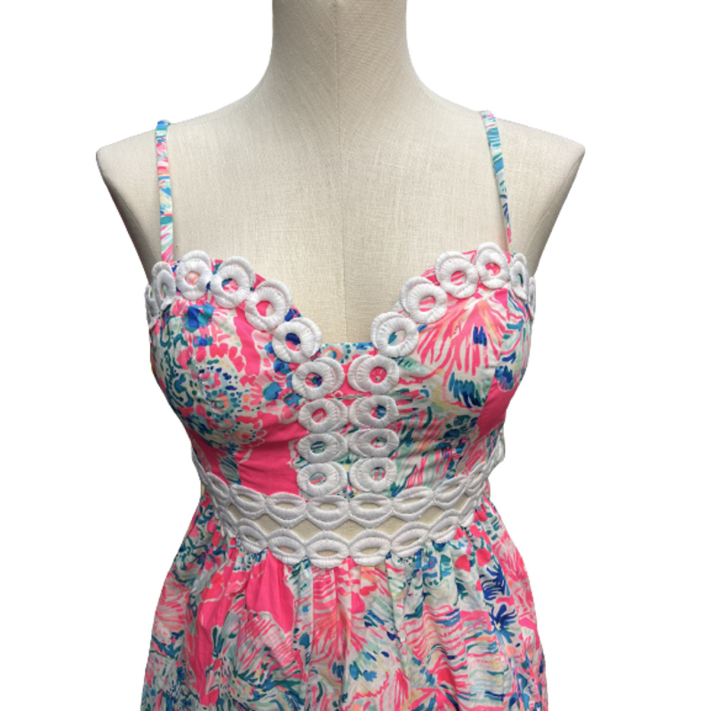 Lilly Pulitzer Strap Sundress - Hard to find pattern - NWOT - Picture 2 of 8